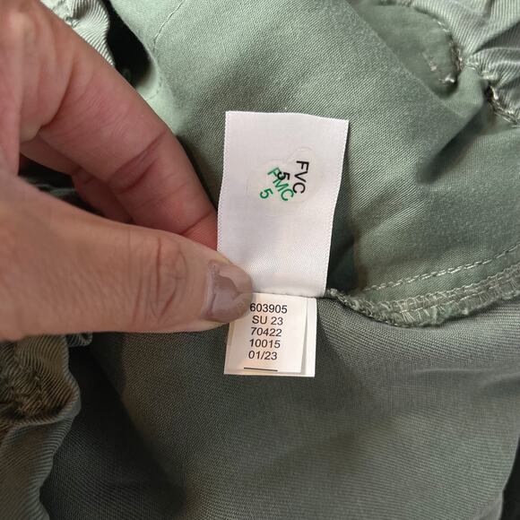 New LOFT XSmall XS Olive Green Emory Shorts Lyocell Drawstring Waist Pockets - Picture 8 of 8